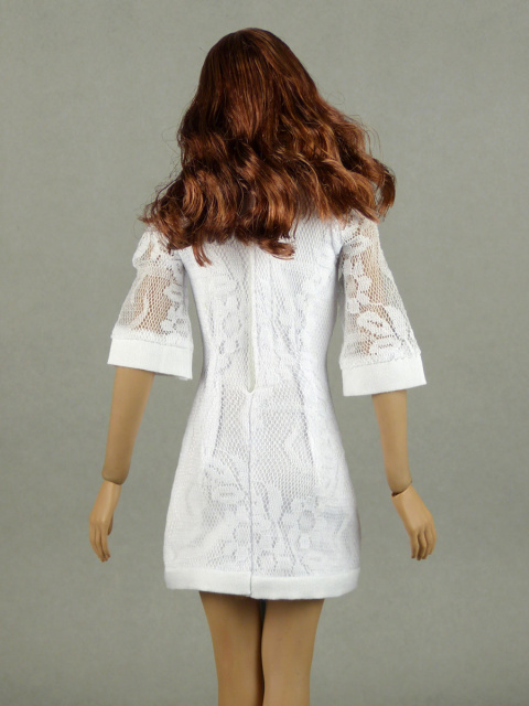 Nouveau Toys 1/6 Scale Female Sexy White Lace Dress